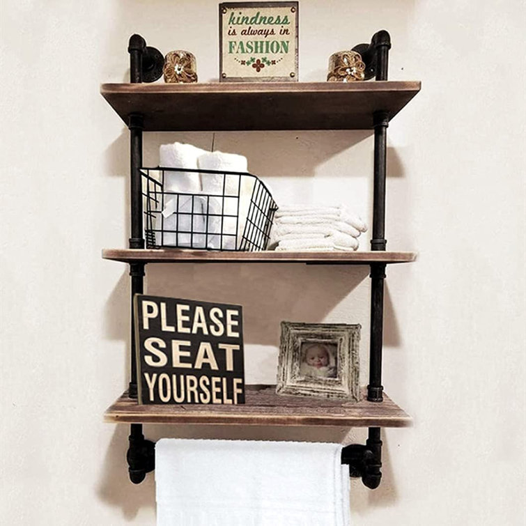 Industrial Bathroom Shelf Unit Semis Online